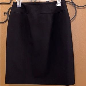 Knee-Length Black Pencil Skirt